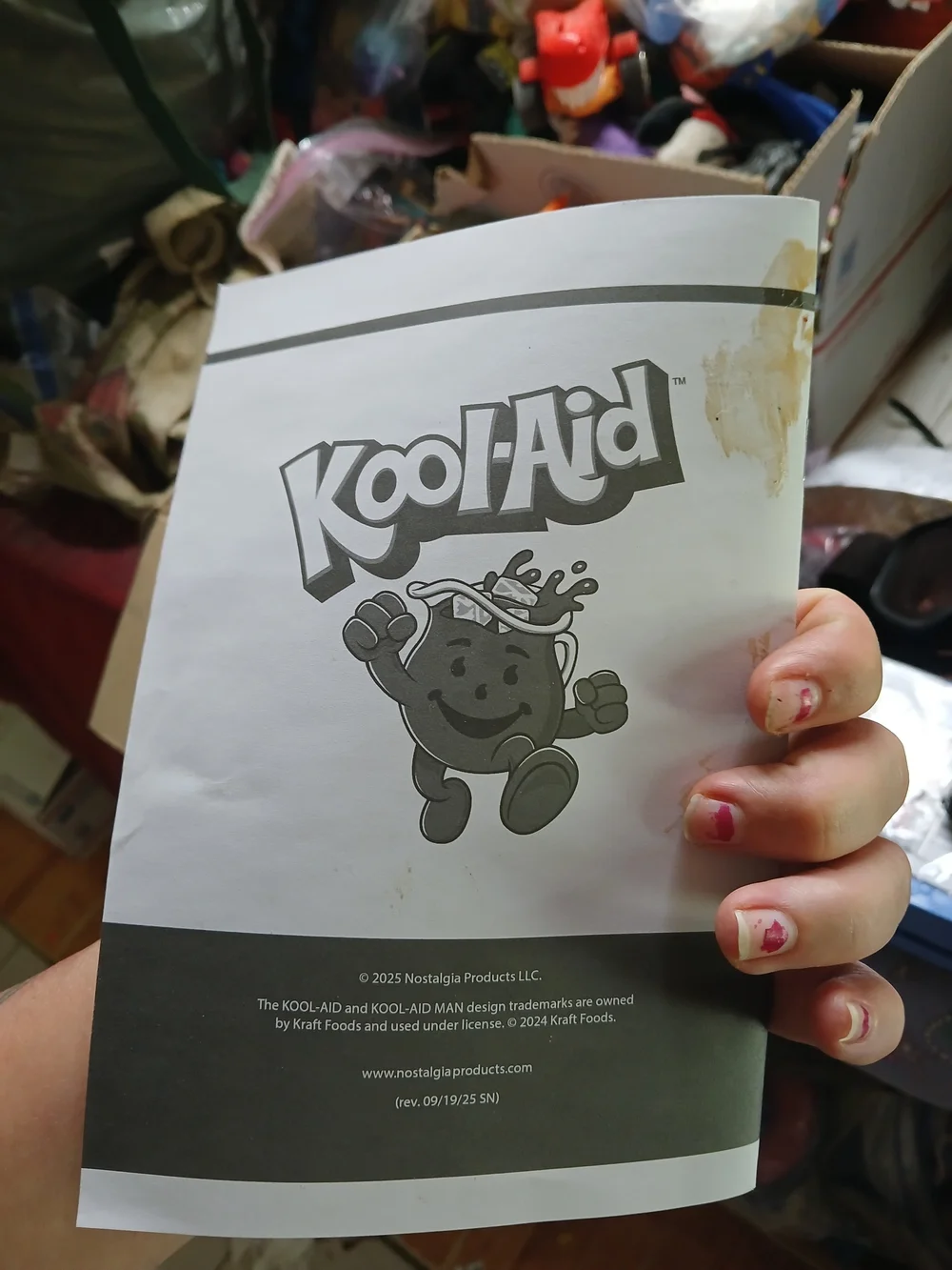 manual for the Kool-Aid Electric Shave Ice and Snow Cone Maker (Model: KAICESHVW